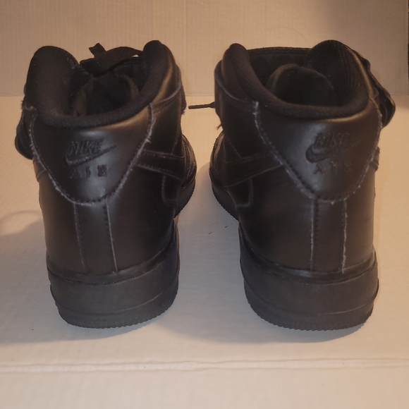 NIKE Airforce 1 Mid \'07 Hi Top Basketball Shoes Sneakers Black Size 9 main image 5